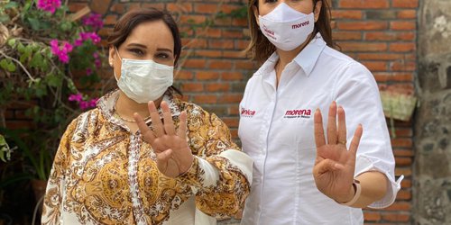 Vianey Montes suma su capital político a la doctora Mónica Rangel