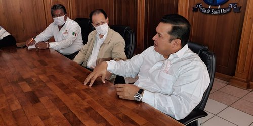 Arnulfo Urbiola propuso ampliaciones del relleno y Planta Tratadora con Marco Jasso