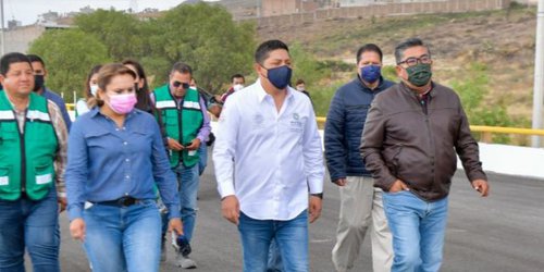 Supervisa Ricardo Gallardo reconstrucción del nuevo Circuito Potosí