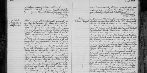 Archivo Histórico tramita actas del Registro Civil de 1860 a 1930
