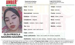 Fiscalía activa alerta Ámber para localizar a una adolescente
