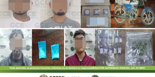Detienen a 25 personas por posesión de droga, en diferentes partes de SLP