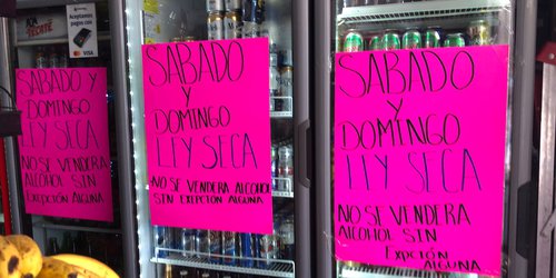 Gobernación suspendió a seis establecimientos durante Ley Seca