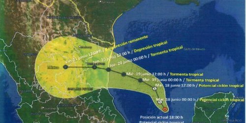 Estado vigila sistema ciclónico por pronóstico de lluvias en SLP