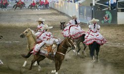 Triunfa "Nobleza charra" en la Feria de Escaramuzas 2024