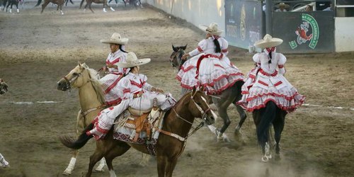 Triunfa "Nobleza charra" en la Feria de Escaramuzas 2024