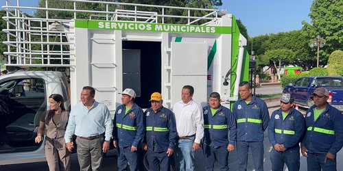 Entregan dos unidades exclusivas pare recolectar basura en el centro