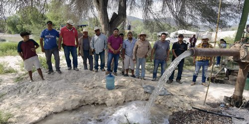 Luego de 40 años habitantes del ejido Palomas tendrán agua