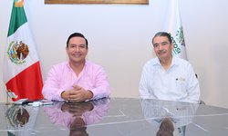 Gobierno del Estado se reúne con Rector de la UASLP