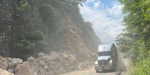 Continuará corte intermitente en carr. Valles-Rioverde tras desrrumbe: SICT