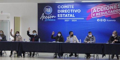 Ratifica comisión permanente panista Secretarías del Comité Estatal