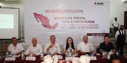 Celebra INE SLP reuniones consultivas en materia indígena