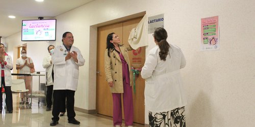 Inaugura secretaria de Salud, lactario en el Hospital Central de SLP