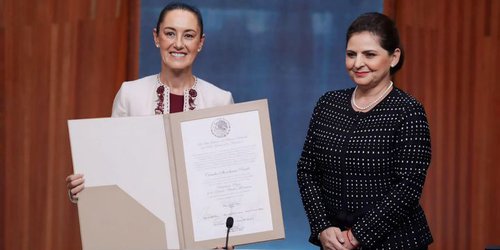 Ricardo Gallardo felicita a Claudia Sheinbaum tras recibir constancia como presidenta electa