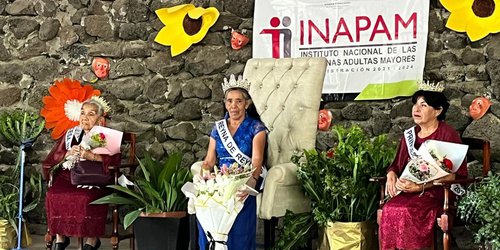 Coronaron a la reina del INAPAM en Ciudad Fernández