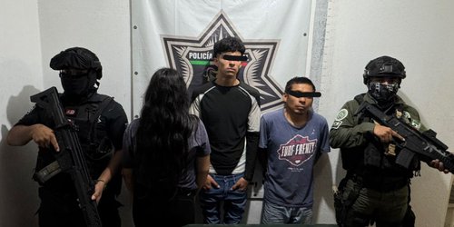 Detienen a sujeto con moto robada, otro con portación de droga y aseguran a menor con ficha de búsqueda
