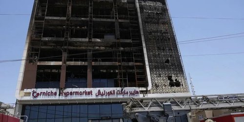 Irak: murieron más de 60 personas en un impresionante incendio en un shopping