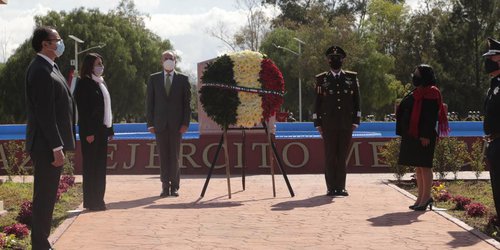 Encabeza JM Carreras ceremonia del CLXXIII Aniversario de la Gesta de los Niños Héroes