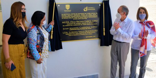JM Carreras y Olga Regina García inauguran el centro de convivencia familiar del Poder Judicial