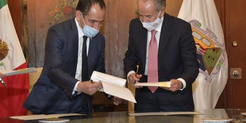 Firman convenio para combatir defraudación fiscal SHCP y Gobierno potosino