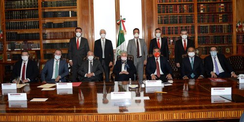 JM Carreras asiste a reunión con la Secretaria de Gobernación, Olga Sánchez Cordero