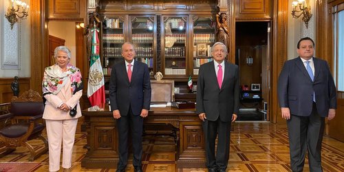 Como titular de CONAGO, carreras sostiene primera reunión con AMLO