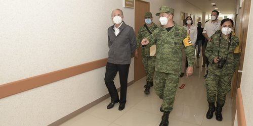 JM Carreras supervisa habilitación del Hospital Militar y el Central para atención COVID-19