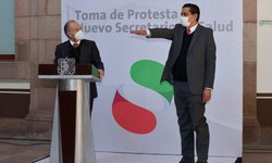 Rinde protesta Miguel Ángel Lutzow Steiner como secretario de Salud