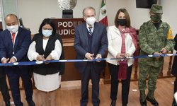 Gobernador y presidenta del Supremo Tribunal inauguraron el nuevo Tribunal Laboral