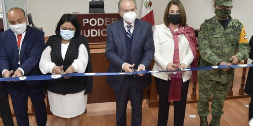 Gobernador y presidenta del Supremo Tribunal inauguraron el nuevo Tribunal Laboral