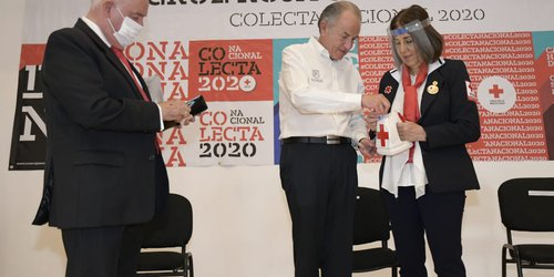 Arranque virtual en SLP de la colecta Cruz Roja Mexicana
