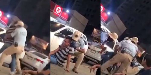 FUERTE VIDEO muestra a policía sometiendo a un joven