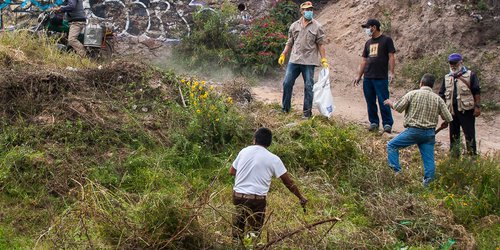 Realizan trabajos de limpieza en el río Paisanos: Buscan que se convierta en un parque lineal