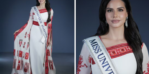 Ella es Nadeen Ayoub; la primera representante de Palestina en Miss Universo