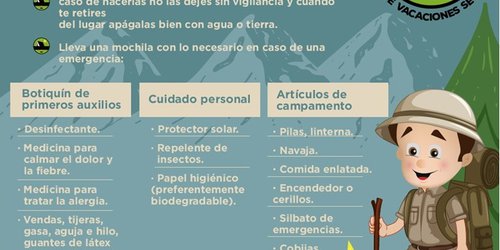 Emiten recomendaciones para acampar de manera segura