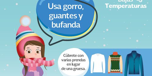 Bajas temperaturas en SLP por frente frio numero 13