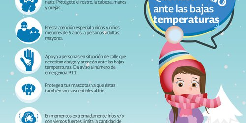 Seguirán bajas temperaturas en SLP por frente frío número 17