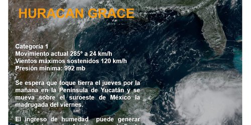 Se prepara San Luis Potosí para el ingreso de Grace