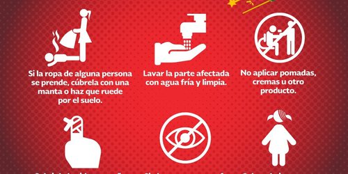 Hubo siete incendios durante fin de año por quema de pirotecnia