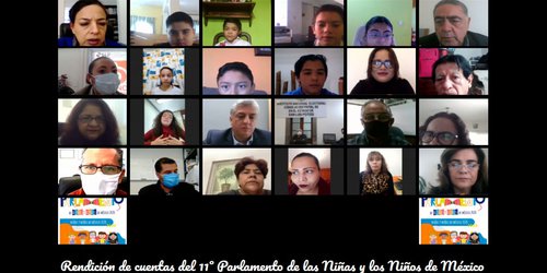 Rindieron cuentas Diputados Federales Infantiles potosinos