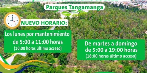 Parques Tangamanga amplían horarios por semáforo verde