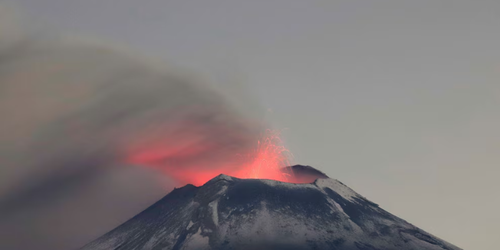 Popocatépetl hoy: volcán registró 34 emisiones este 5 de febrero.