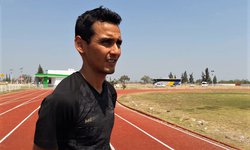 René Hernández entrena para competir en maratón de Copenhague, Dinamarca