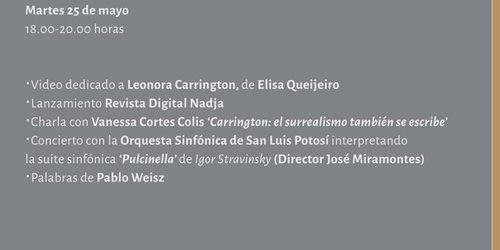 Realizan actividades por el 10º Aniversario Luctuoso de Leonora Carrington