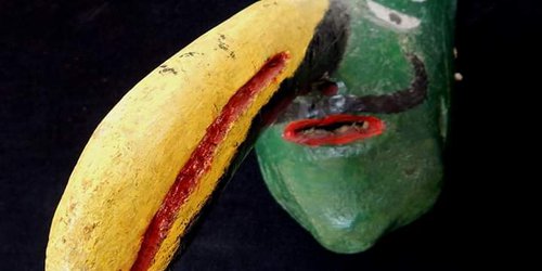 Máscaras de aves en el Museo Nacional de la Máscara