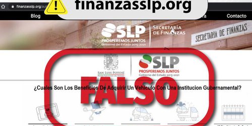 Alerta Secretaría de Finanzas por falso portal web de subastas