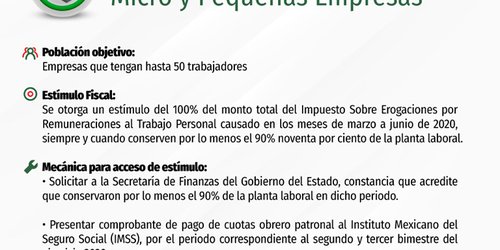 Gobierno del Estado exenta del impuesto sobre nómina a micro y pequeñas empresas: Daniel Pedroza