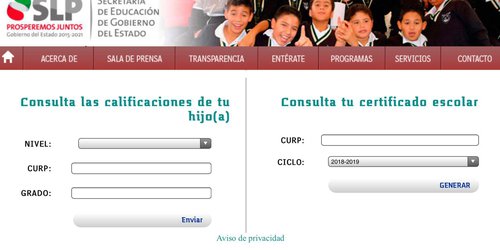Calificaciones y certificados  pueden obtenerse por aplicación de celular e internet: SEGE