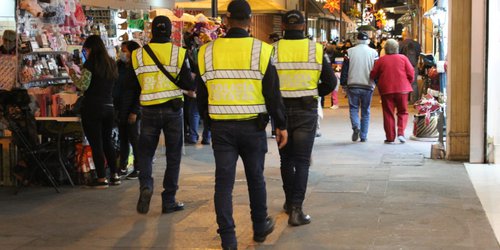 Fuerza Metropolitana continúa con los operativos por centro histórico y plazas comerciales