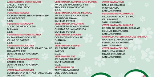 Se suman veterinarias de San Luis y Soledad a vacunación antirrábica de perros y gatos